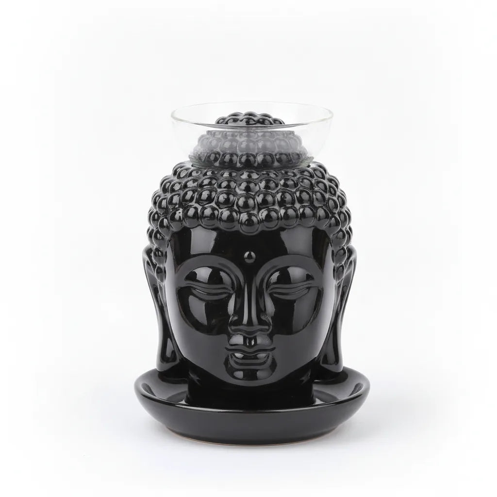 Brûleur Céramique Tête de Bouddha - Aromathérapie & Encens
