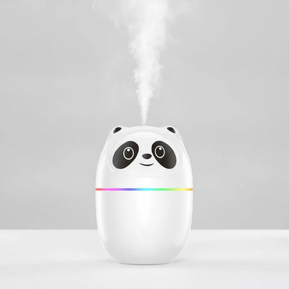 Humidificateur Panda : Brume Fraîche & Diffuseur Huiles Essentielles