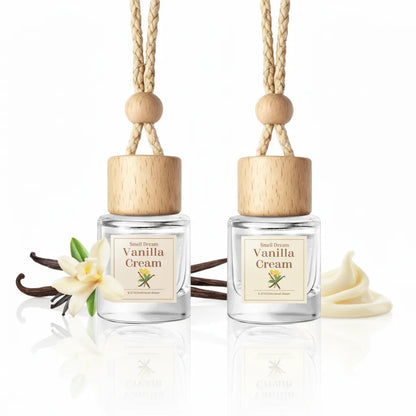 Lot 2 Diffuseurs Voiture Vanille Crème