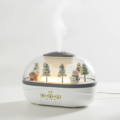 Humidificateur Bonhomme de Neige Féerique