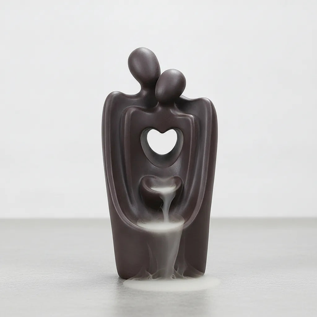 Brûleur d'Encens Cascade Amoureux Céramique