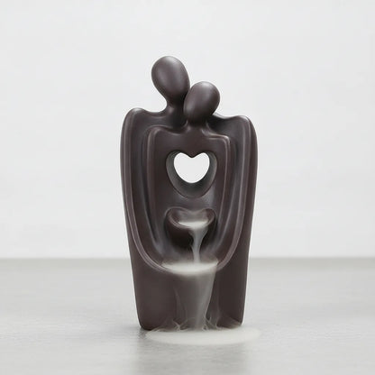 Brûleur d'Encens Cascade Amoureux Céramique