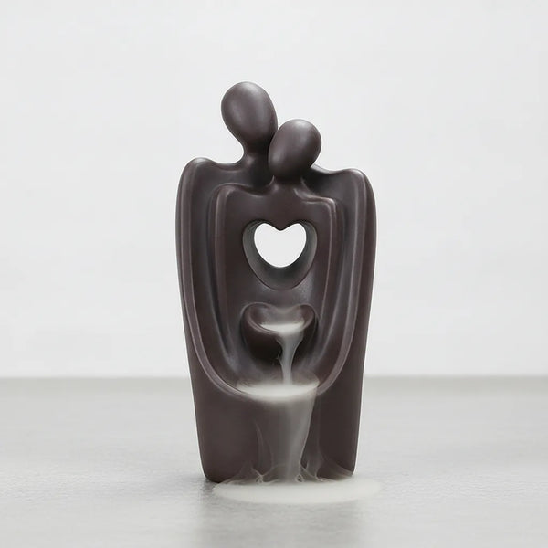 Brûleur d'Encens Cascade Amoureux Céramique