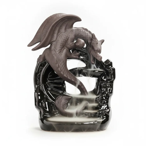 Brûleur Encens Dragon Vintage Céramique