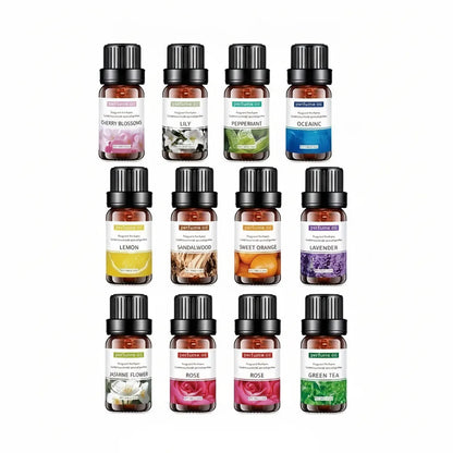 Kit 12 Huiles Essentielles Bio - Aromathérapie Pure