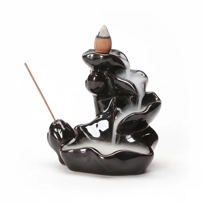 Brûleur d'Encens Céramique Cascade Zen