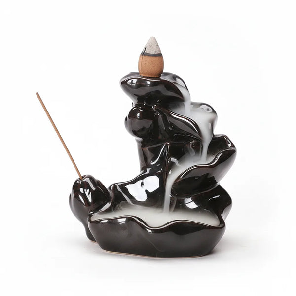 Brûleur d'Encens Céramique Cascade Zen