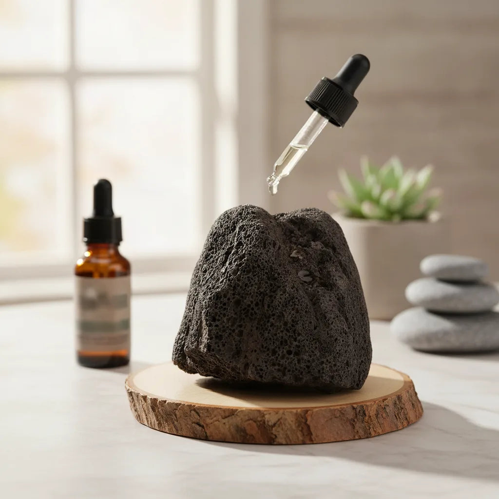 Diffuseur Huiles Essentielles Pierre Volcanique Naturelle