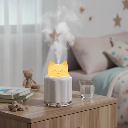 Humidificateur Chat Veilleuse 300ml