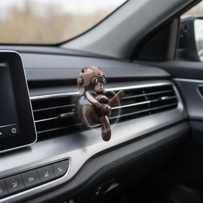 Clip Aération Voiture Hélice Rotative Parfum