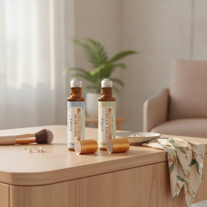 EUQEE : Trio Huiles Parfumées Roll-On Voyage