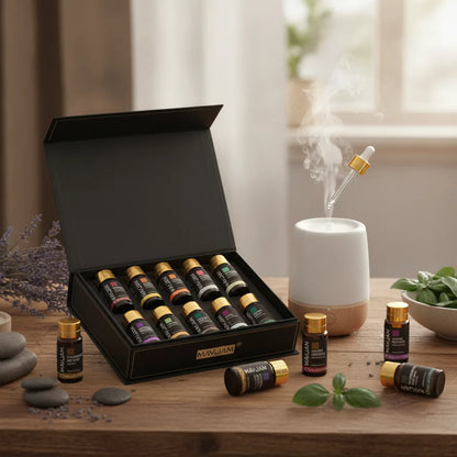 Coffret 20 Huiles Essentielles MAYJAM : Aromathérapie Pure