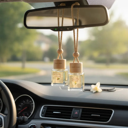 Lot 2 Diffuseurs Voiture Vanille Crème