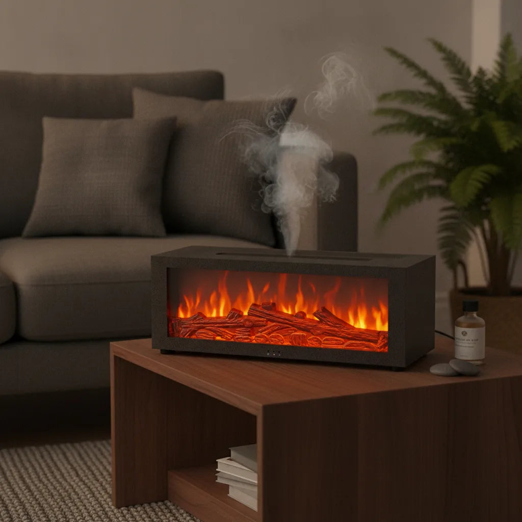 Humidificateur Cheminée LED Ambiance Flamme