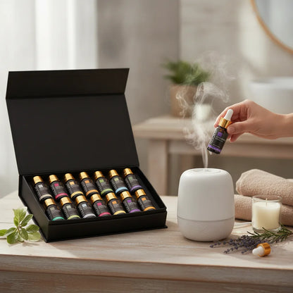 Coffret 20 Huiles Essentielles MAYJAM - Ambiance & Bien-être