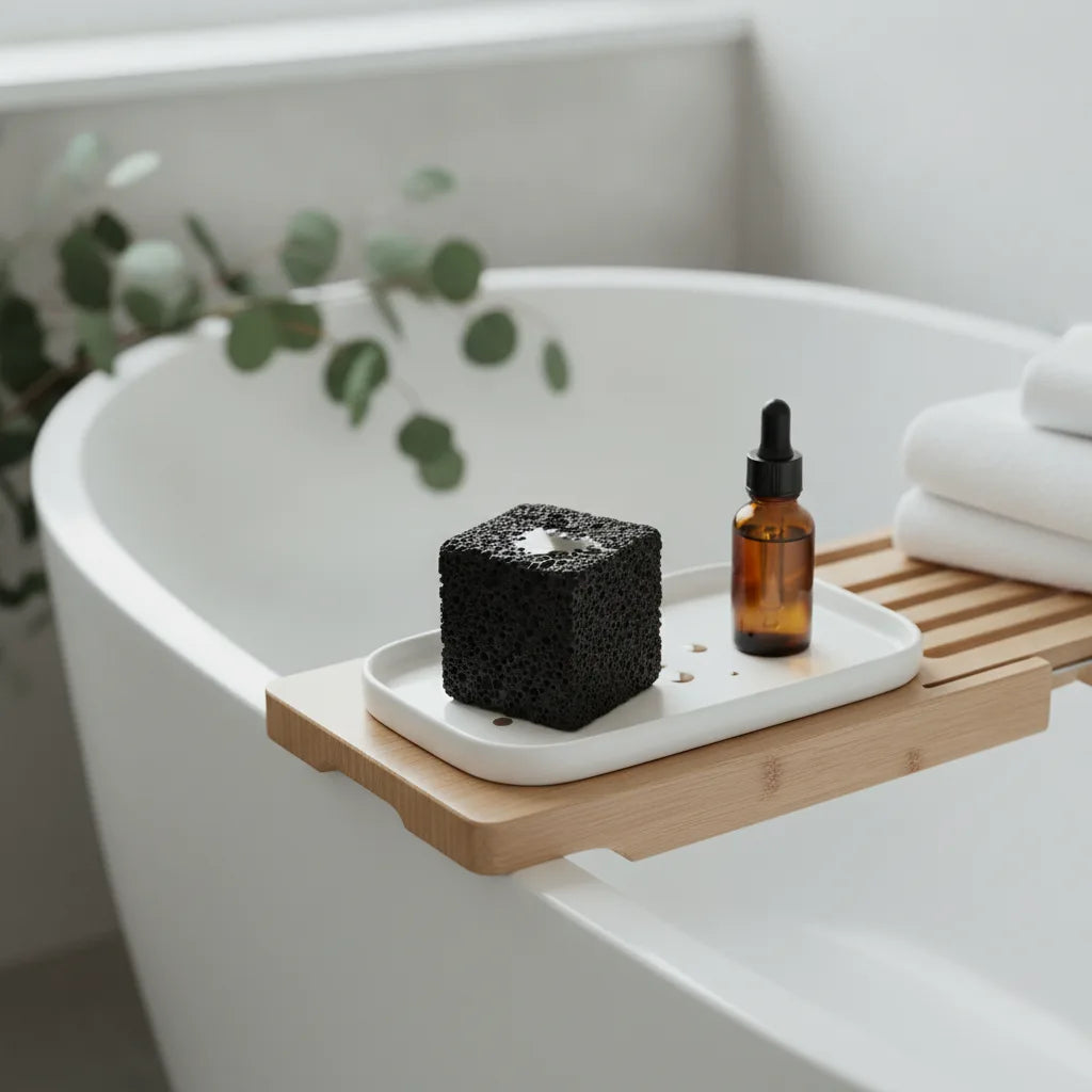 Perles Volcaniques Noires : Diffuseur d'Huiles Essentielles