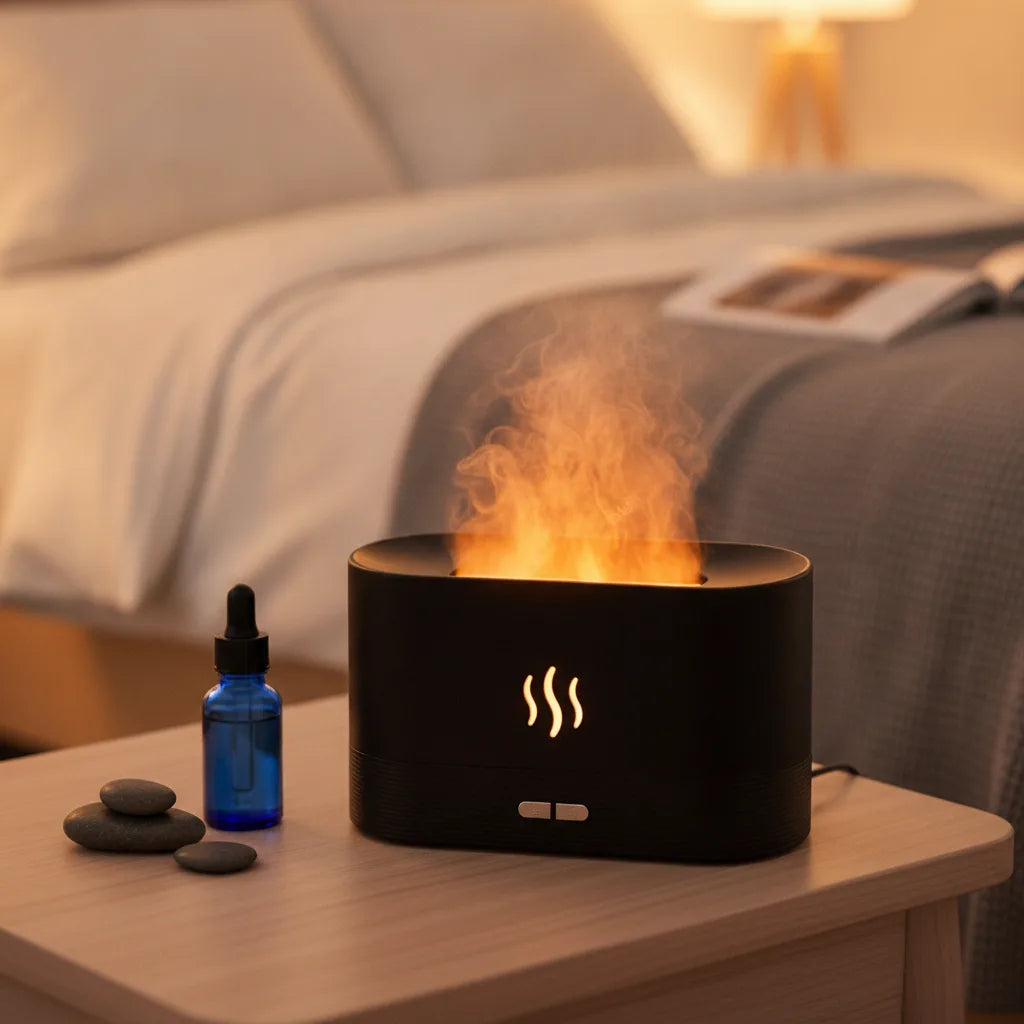 Diffuseur Arôme Flamme USB Ambiance Relaxante