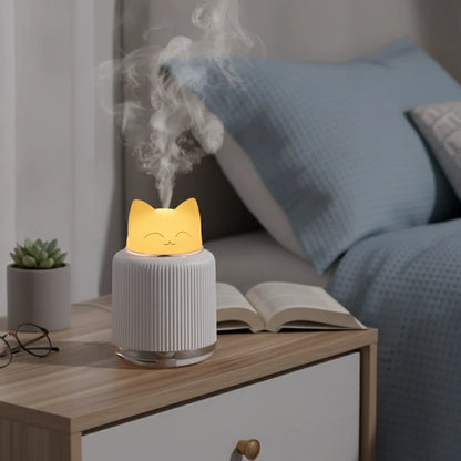 Humidificateur Chat Veilleuse 300ml