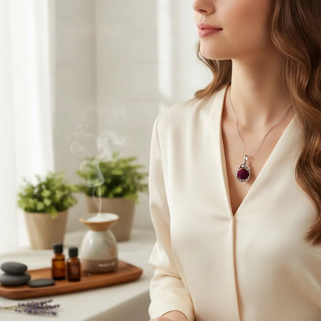Colliers Goutte d'Eau Diffuseurs Huiles Essentielles