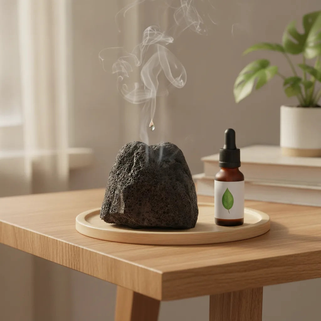 Diffuseur Huiles Essentielles Pierre Volcanique Naturelle