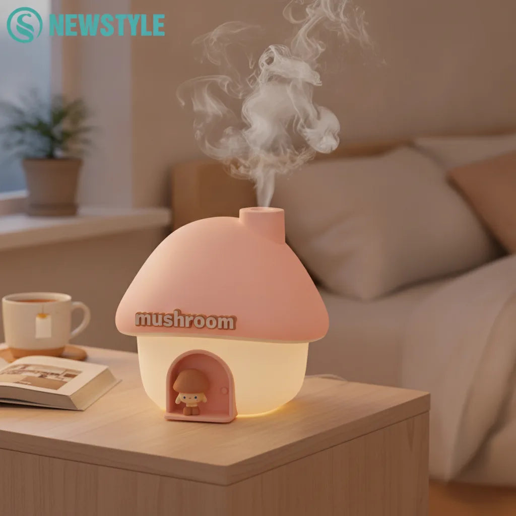 Humidificateur Champignon Mignon Diffuseur Huiles Essentielles