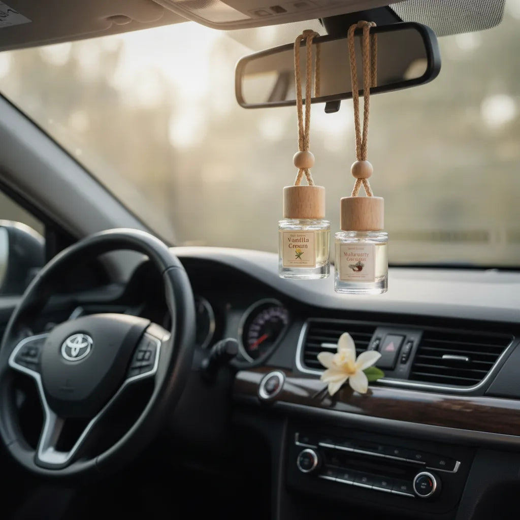 Lot 2 Diffuseurs Voiture Vanille Crème