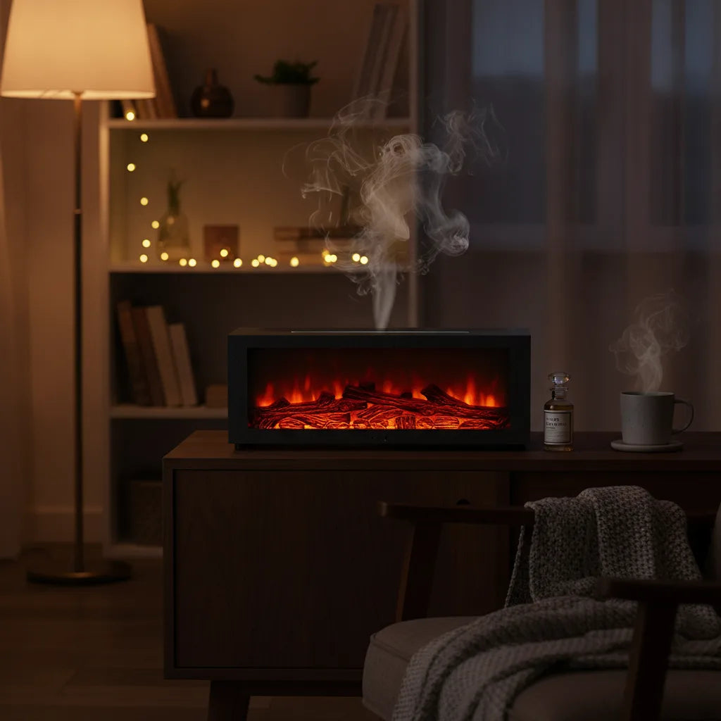 Humidificateur Cheminée LED Ambiance Flamme