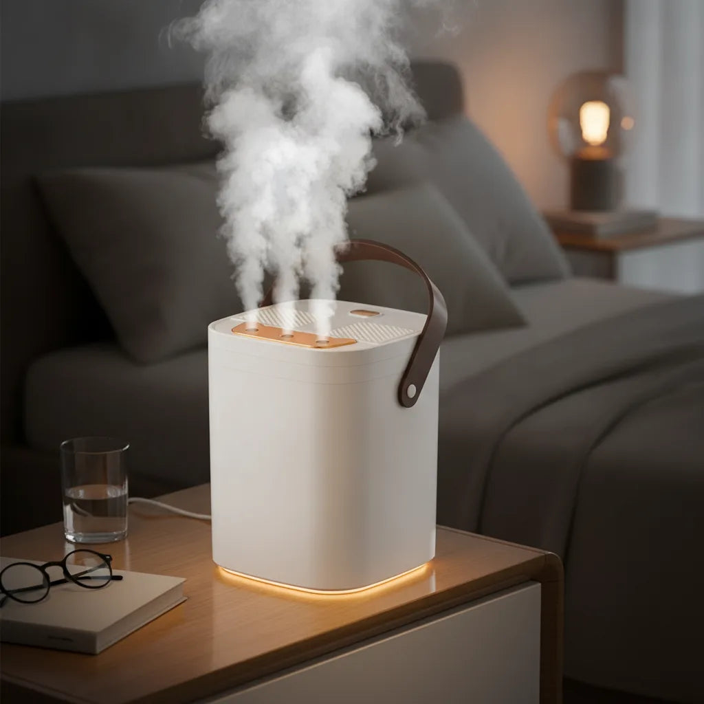 Humidificateur d'air 1.8L Triple Buse Silencieux