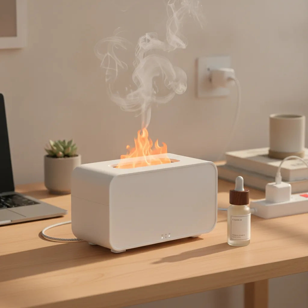 Mini Diffuseur Flamme USB : Ambiance & Bien-être
