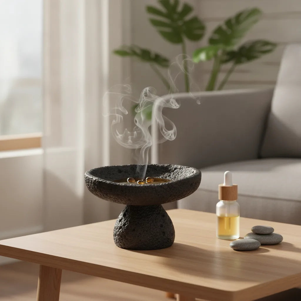 Diffuseur Huiles Essentielles Pierre Naturelle Élégant