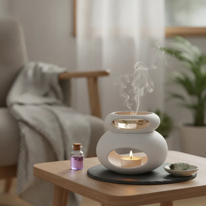 Bougeoir Chauffant 3 en 1 : Ambiance Parfumée & Déco