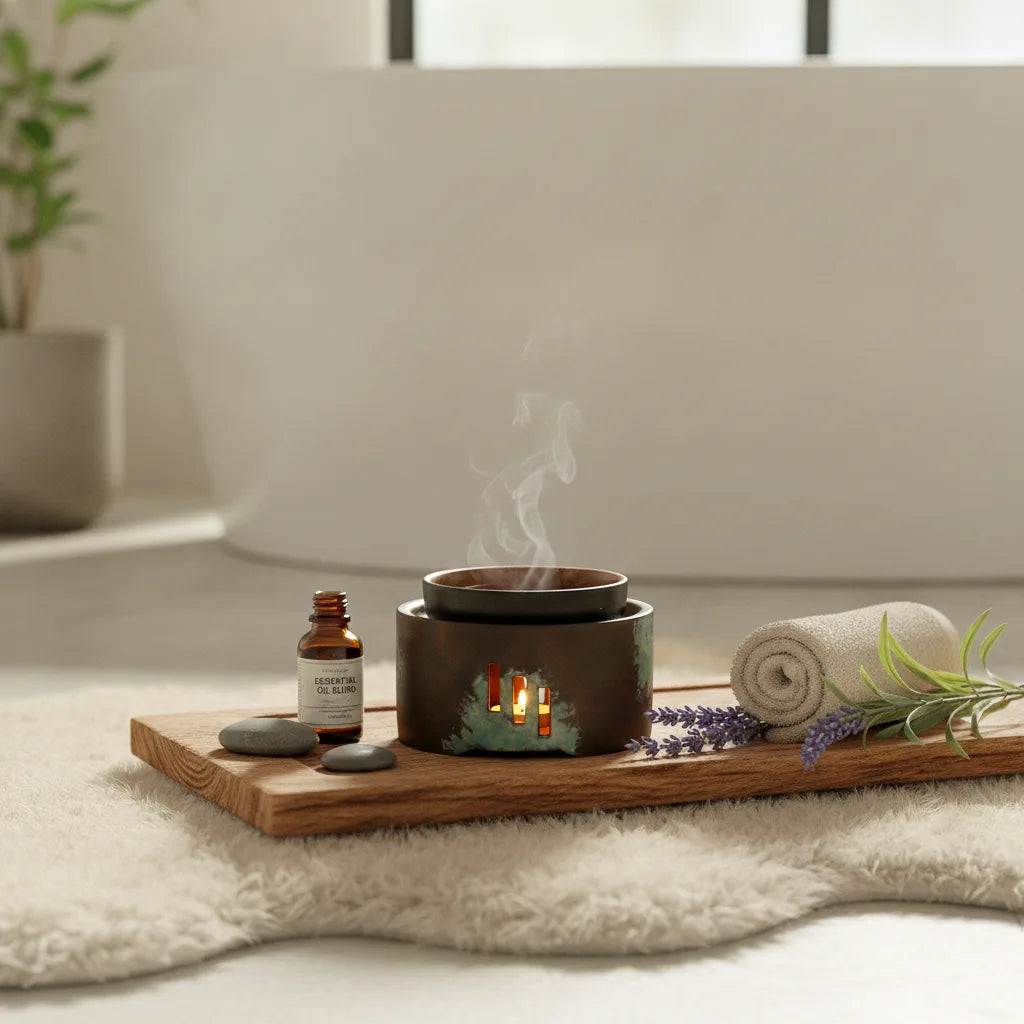 Brûleur Céramique Huiles Essentielles & Bougies