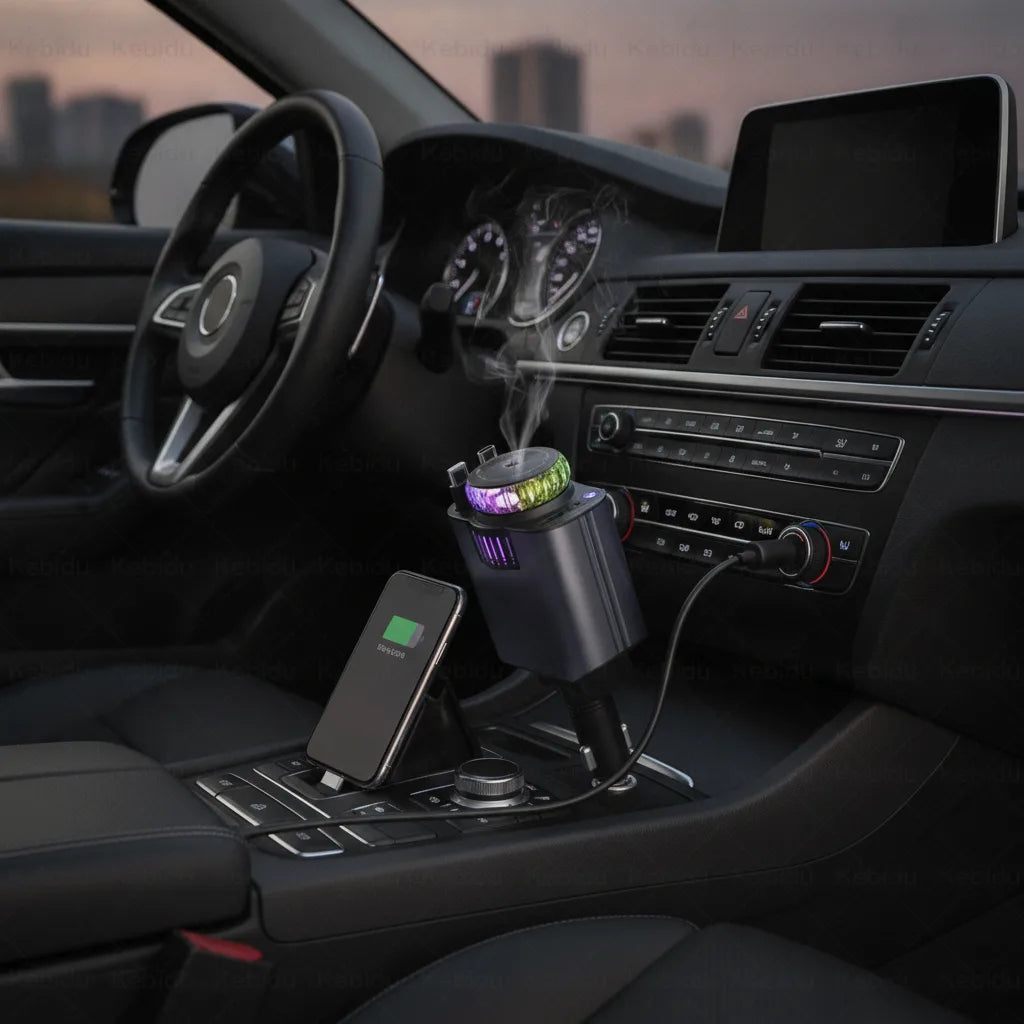 Diffuseur Voiture Aromathérapie & Chargeur Rapide 45W