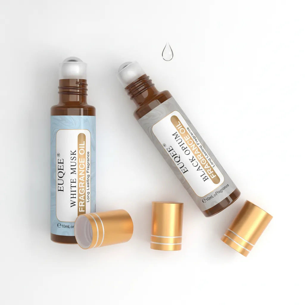 EUQEE : Trio Huiles Parfumées Roll-On Voyage