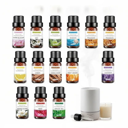 Kit 12 Huiles Essentielles Bio - Aromathérapie Pure