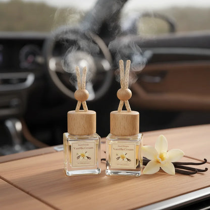 Lot 2 Diffuseurs Voiture Vanille Crème