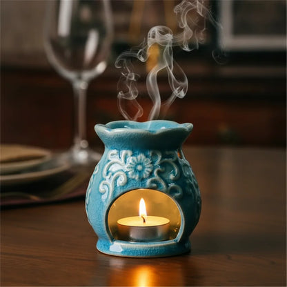 Brûleur d'encens céramique rétro