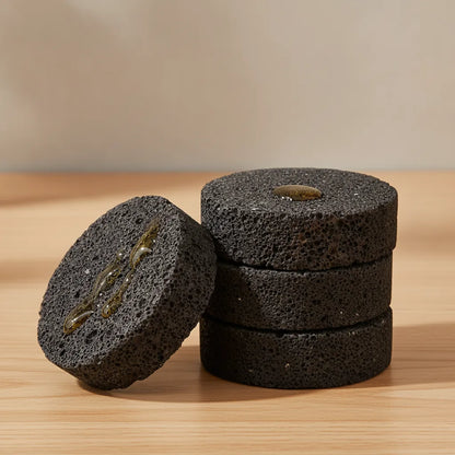 Lot de 4 Diffuseurs Huiles Essentielles en Lave Volcanique