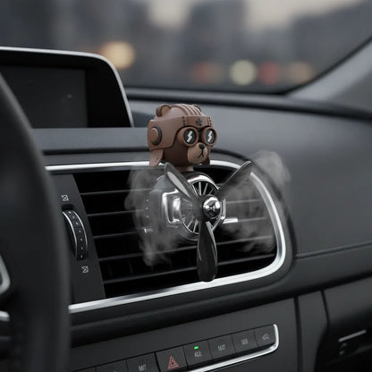 Clip Aération Voiture Hélice Rotative Parfum