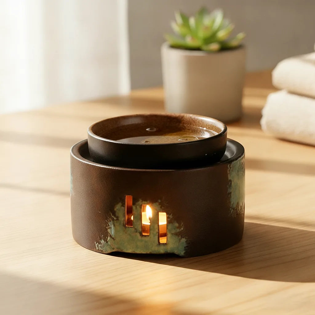 Brûleur Céramique Huiles Essentielles & Bougies