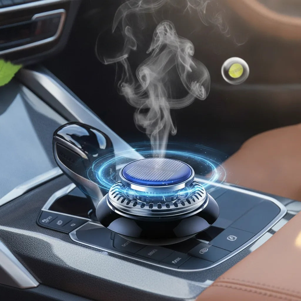 Diffuseur Solaire Aromatique Auto - Lévitation & Rotation