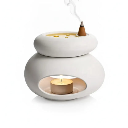 Bougeoir Chauffant 3 en 1 : Ambiance Parfumée & Déco