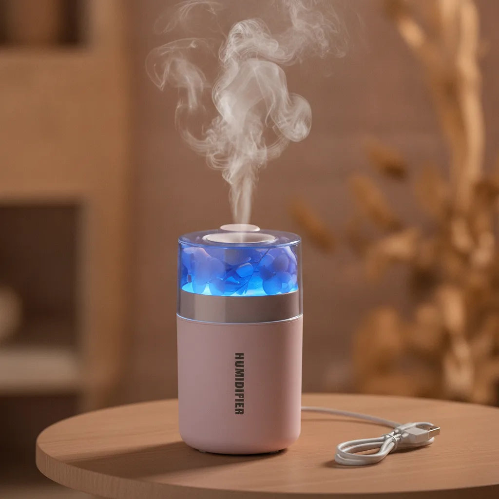 Mini Humidificateur & Diffuseur d'Arômes USB